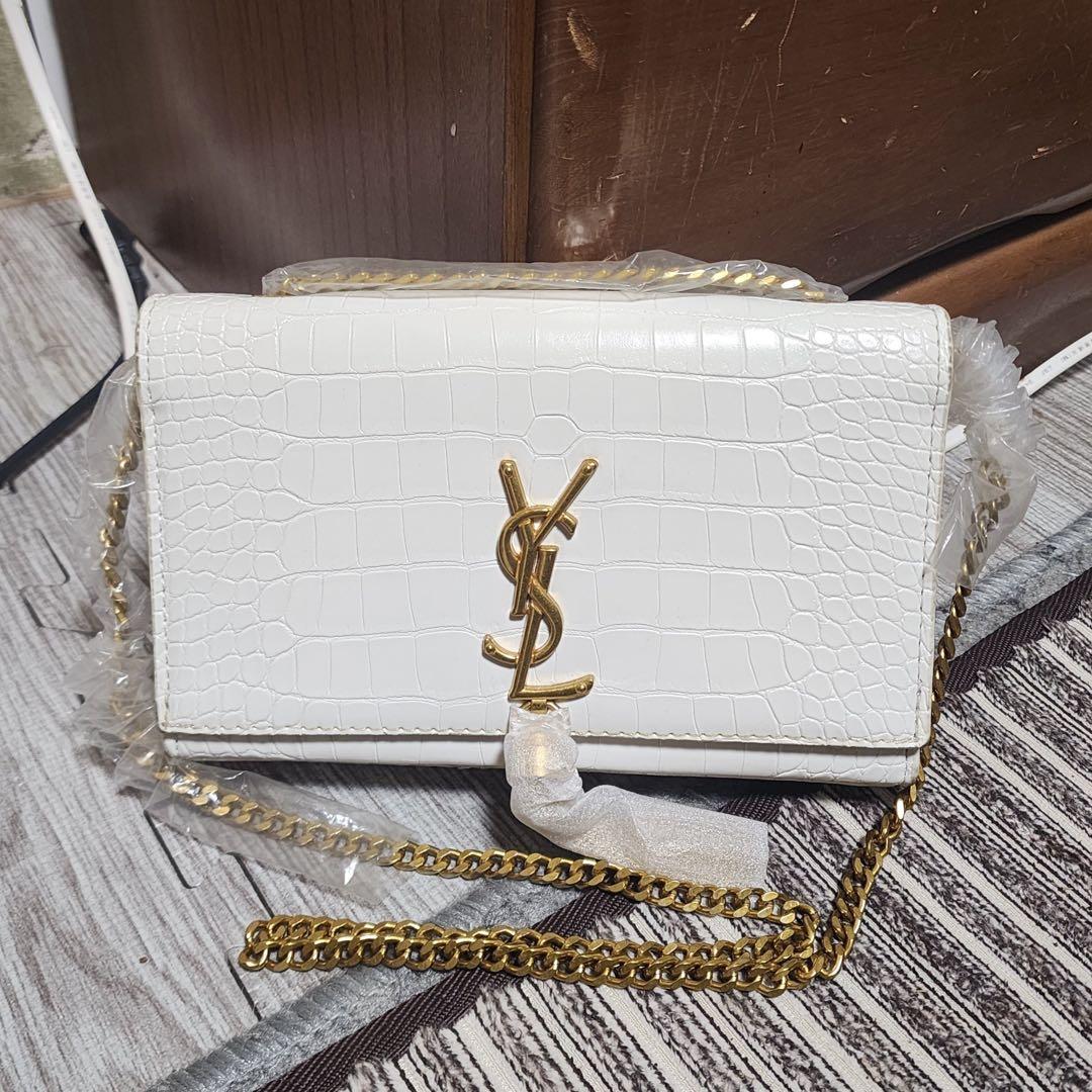 い*読様 イヴサンローラン　YSL ショルダーバッグ　ゴールドチェーン