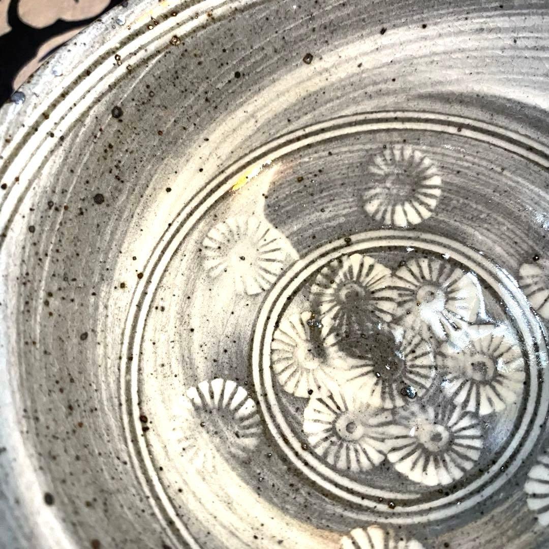 唐津焼作家　中里太亀　三島茶碗・刷け目・鉢　二客組　隆太窯　茶道具① 中里隆