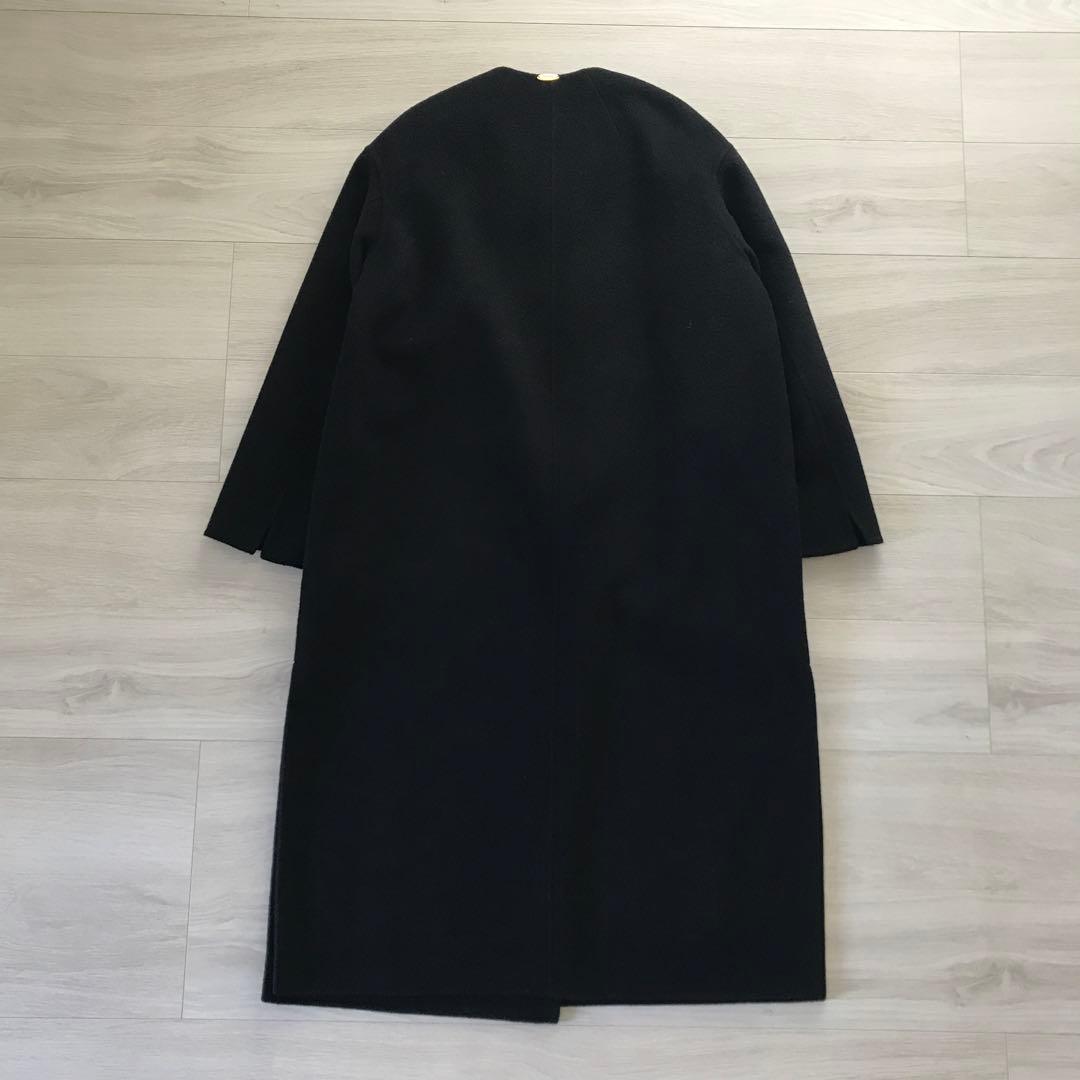 専用＊ドゥーズィエムクラス victorian リバーロング ノーカラーコート