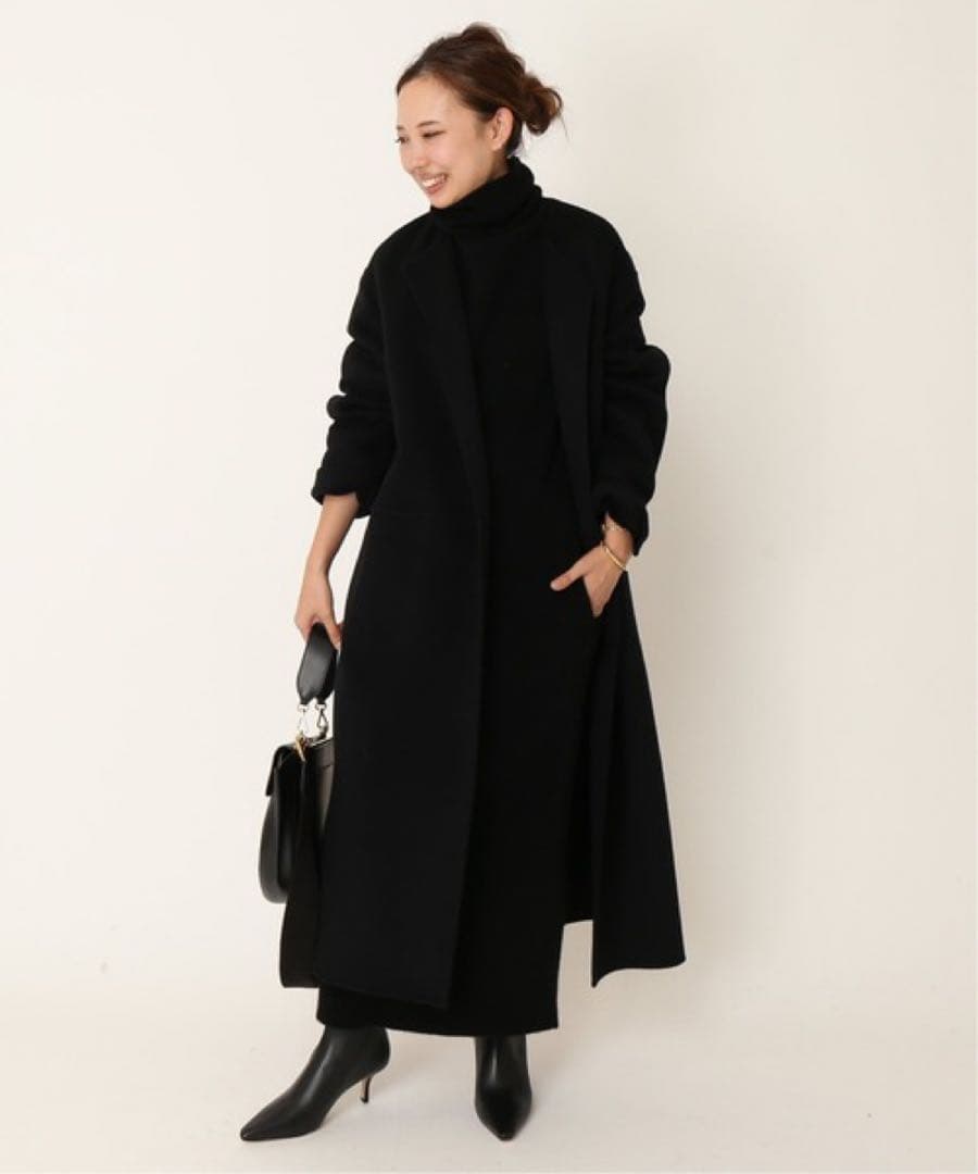 専用＊ドゥーズィエムクラス victorian リバーロング ノーカラーコート