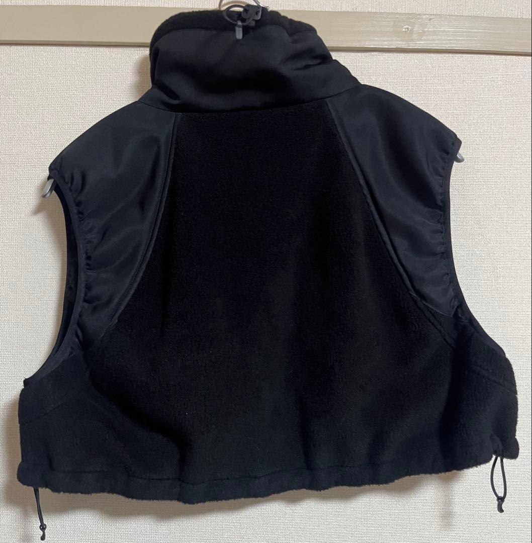 トップス HYKE 23AW fleece cropped vest