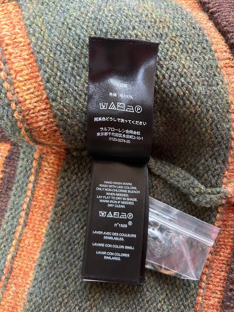 新品 RRL ダブルアールエル ラルフローレン ウール カーディガン XL