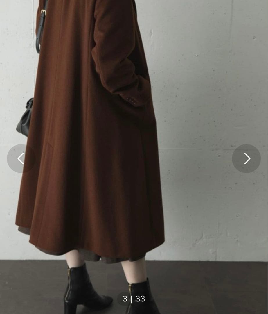 URBAN RESEACH ROSSO / カシミヤ混チェスターコート