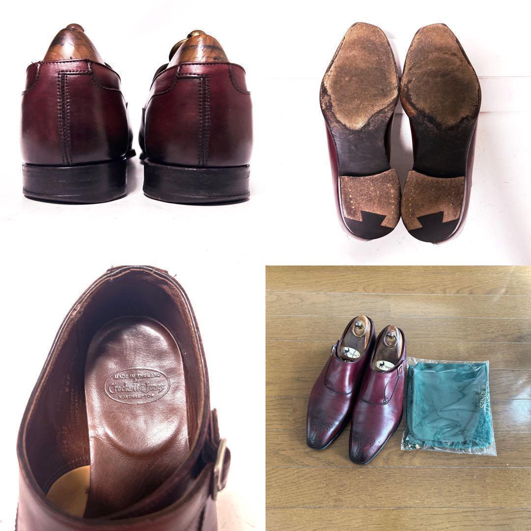 402.CROCKETT&JONES WINSTON シングルモンク 6.5E