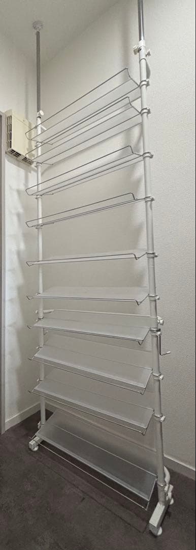 シューズラック　つっぱり式