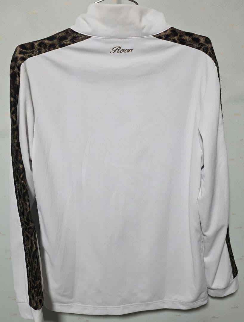 ロエン　Roen スワロフスキースカル　レオパード柄ライン　ジャージ　L