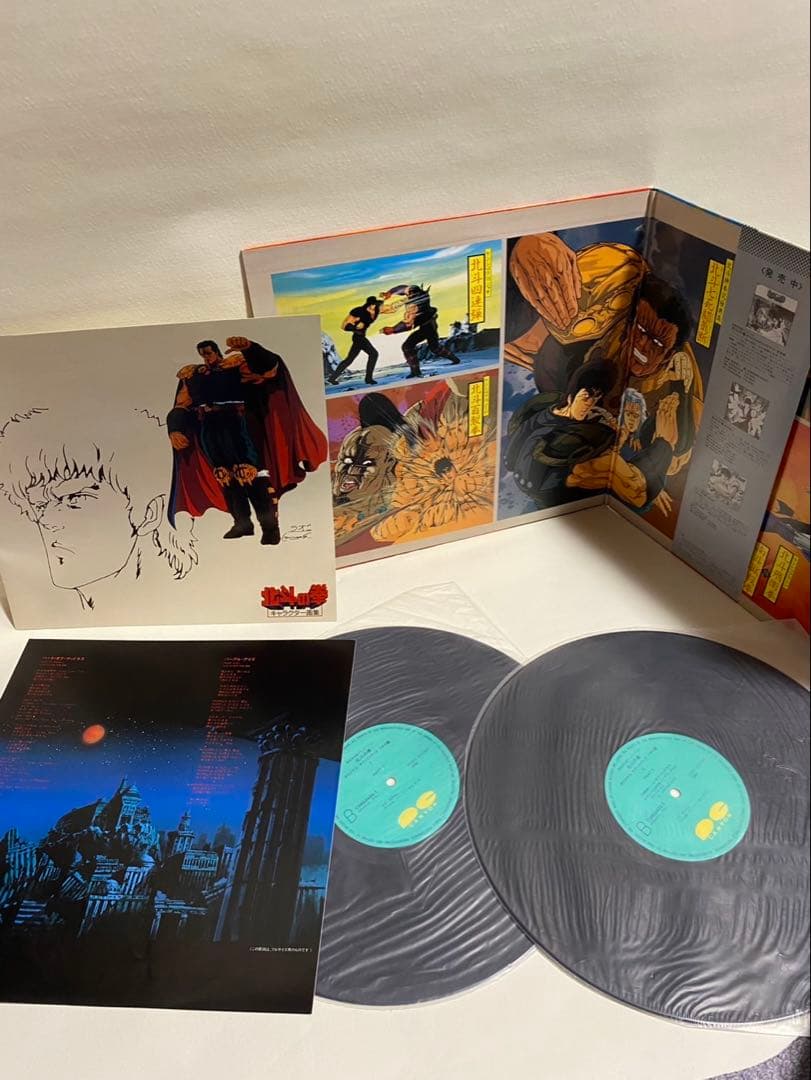 2個セット　LP レコード　北斗の拳　オリジナルサウンドトラック　音楽編ドラマ編