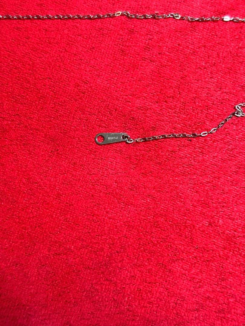 レーザーホールダイヤモンドネックレス