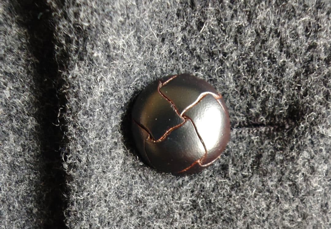 え*ん様 DANTON ウールコート ダークグレー カバーオールジャケット 40