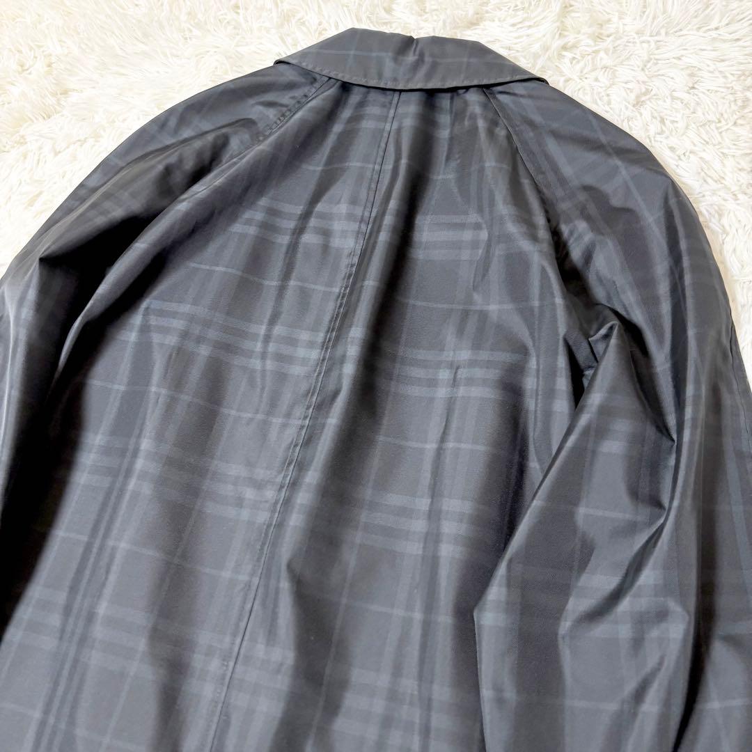 バーバリーロンドン ステンカラーコート ノバチェック 大きいサイズ 15号