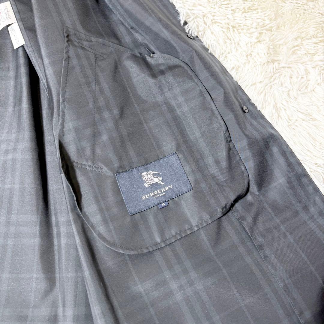 バーバリーロンドン ステンカラーコート ノバチェック 大きいサイズ 15号