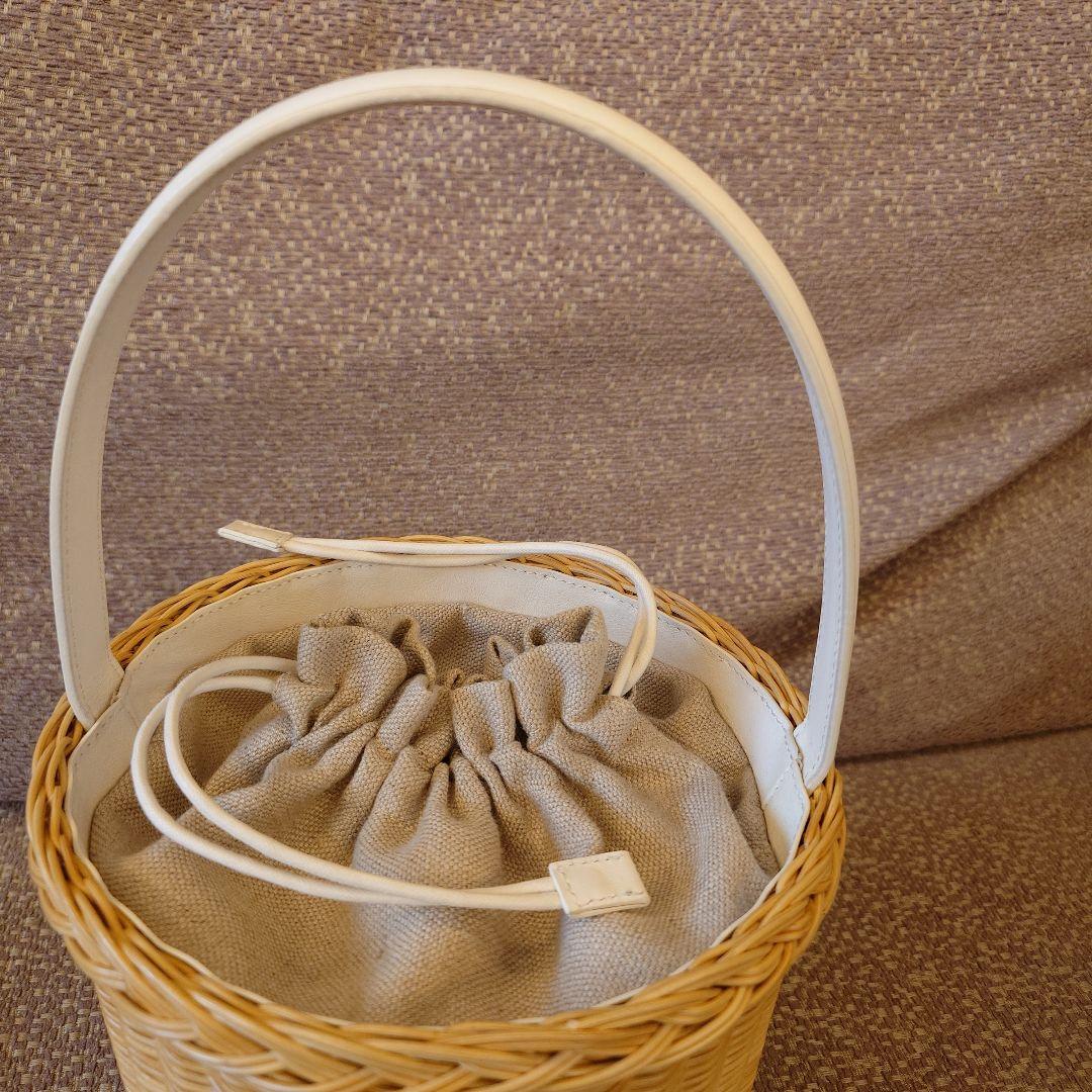 Capaf　イタリア製ワンハンドルバスケット