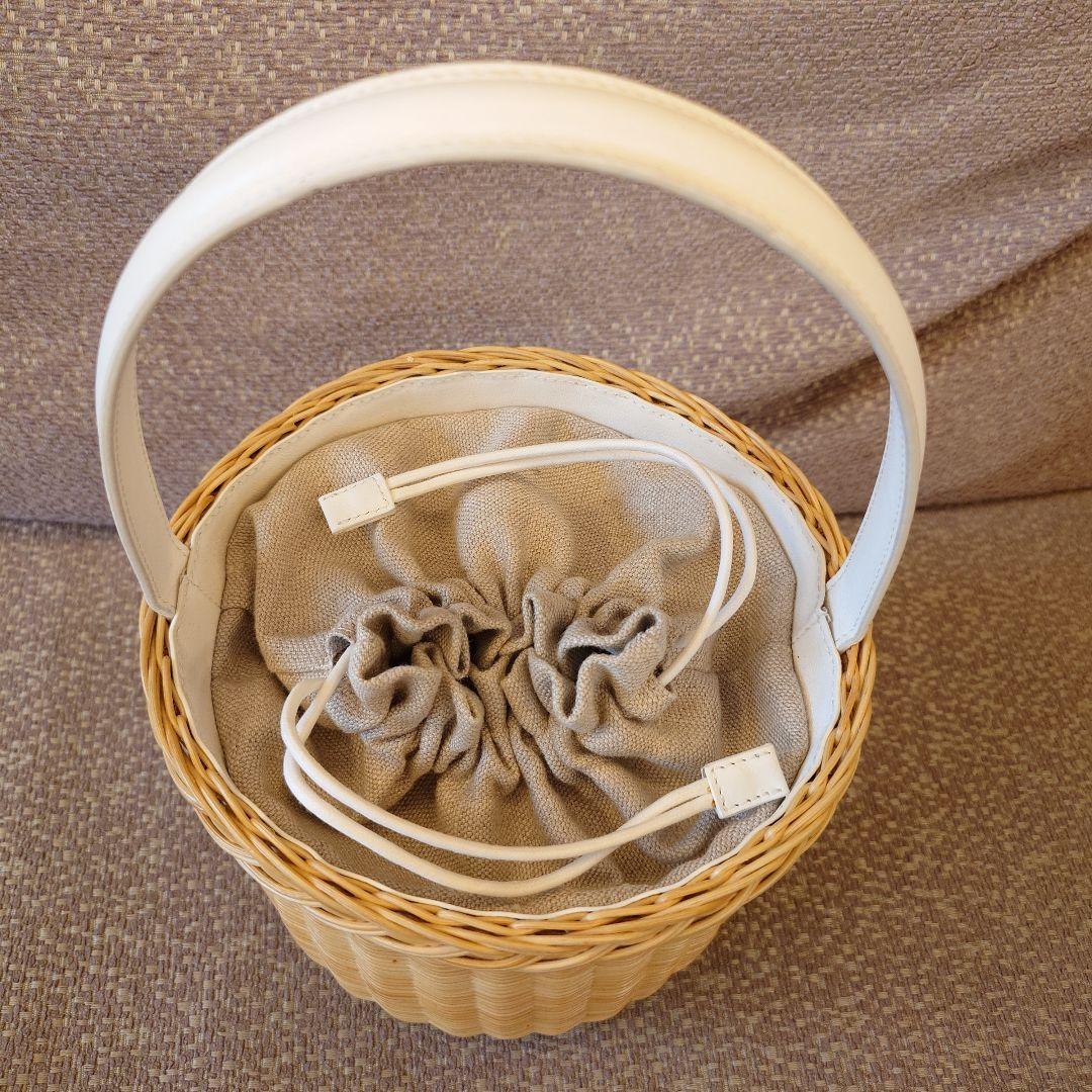 Capaf　イタリア製ワンハンドルバスケット