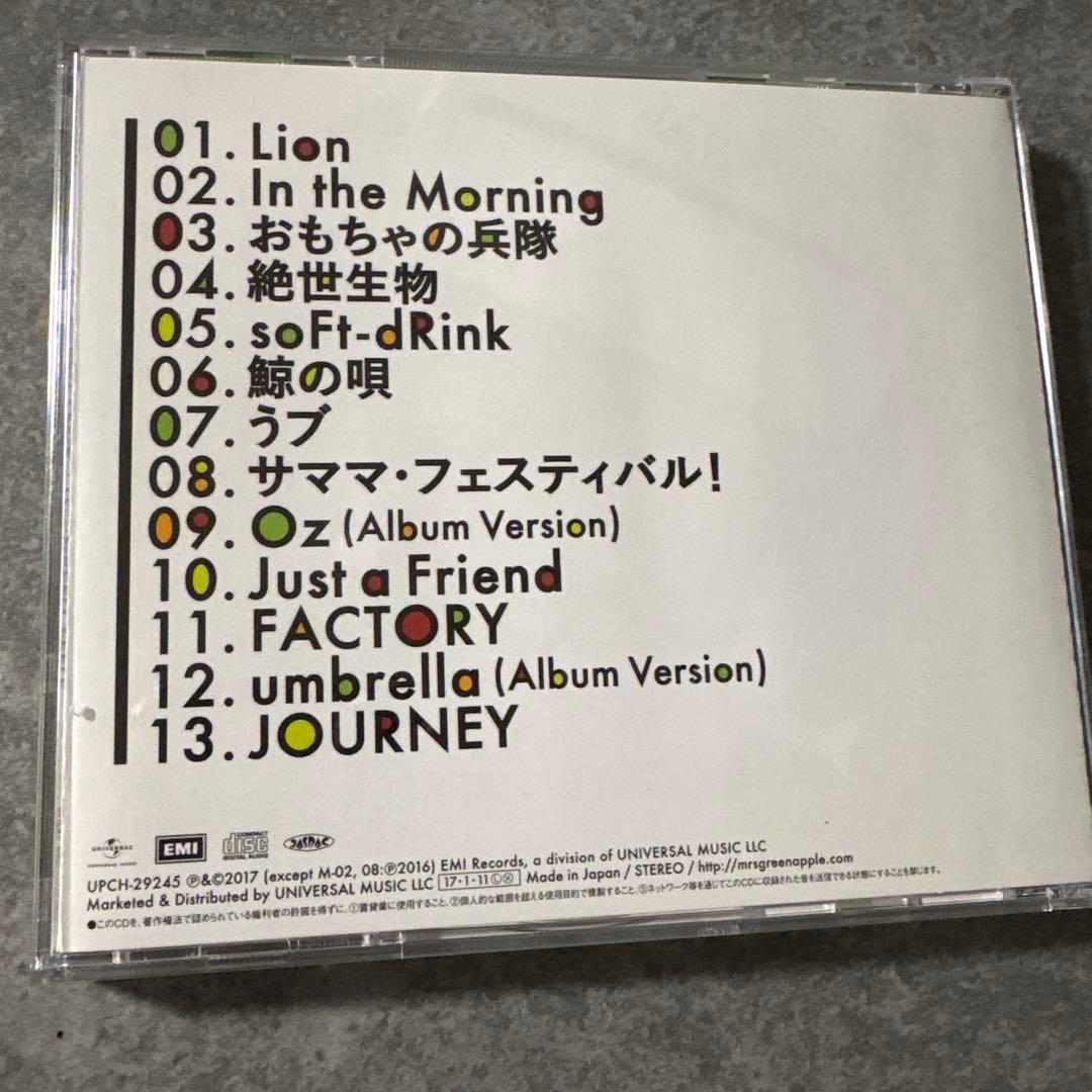 【完全生産限定盤】Mrs. GREEN APPLE 2nd フルアルバム