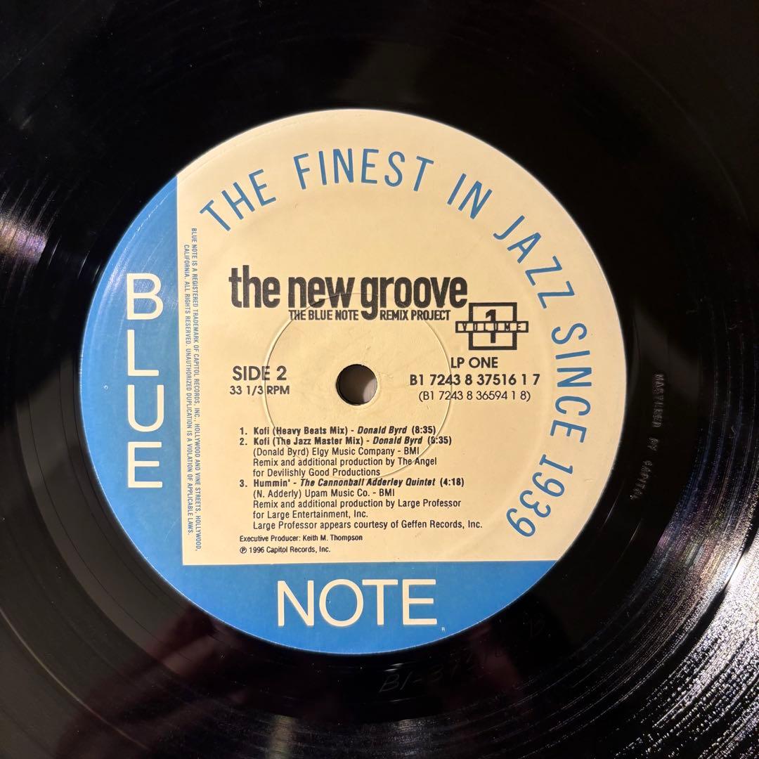 THE NEW GROOVE / BLUE NOTE REMIX US正規LP