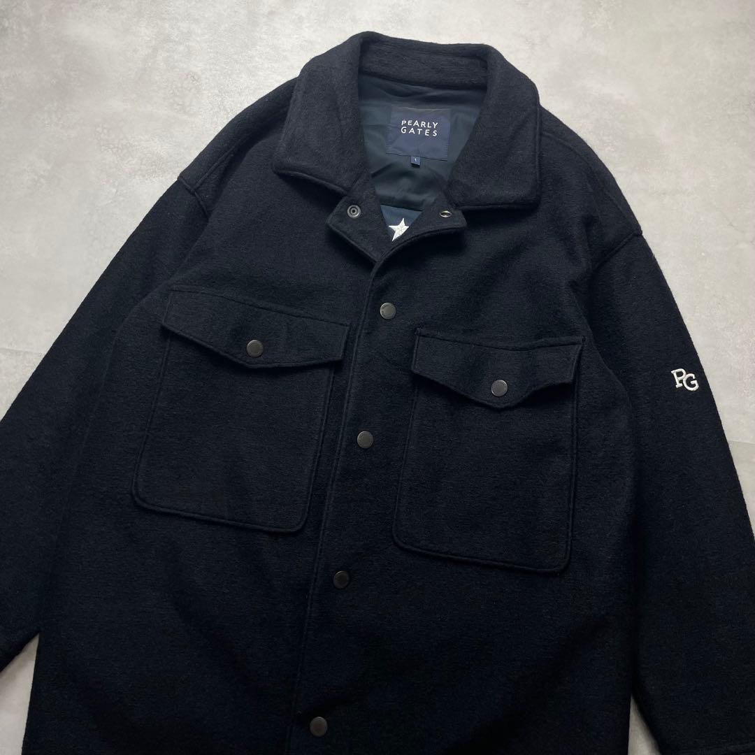 定価8.47万円✨極美品✨パーリーゲイツ ロングチェスターコート 圧巻刺繍 XL