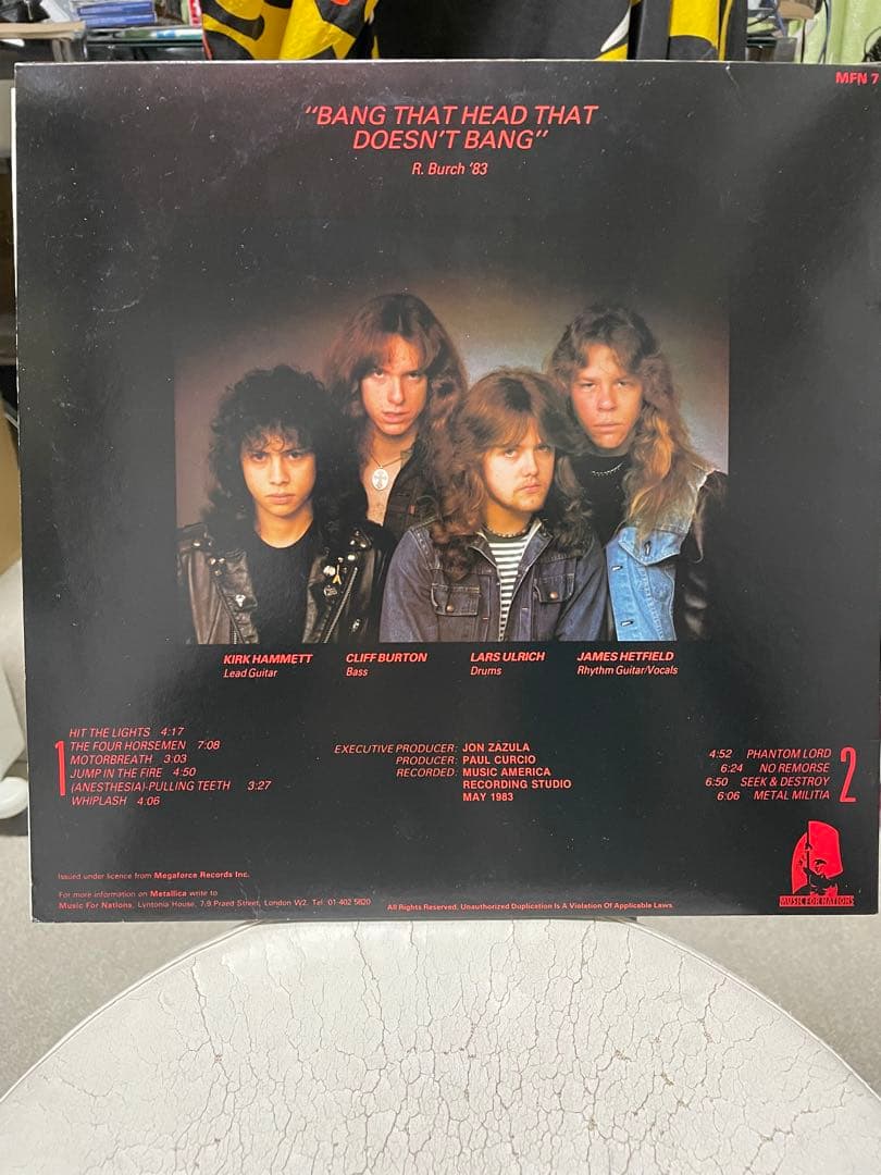 【美品】LLICA / KILL 'EM ALL UK盤 MFN7