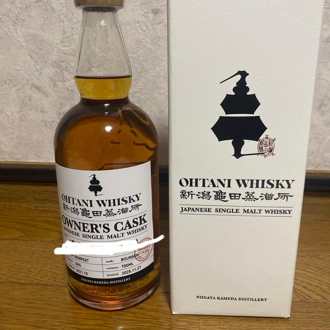 新潟 亀田蒸留所 オーナーズカスク シングルモルトウイスキー 700ml 56%
