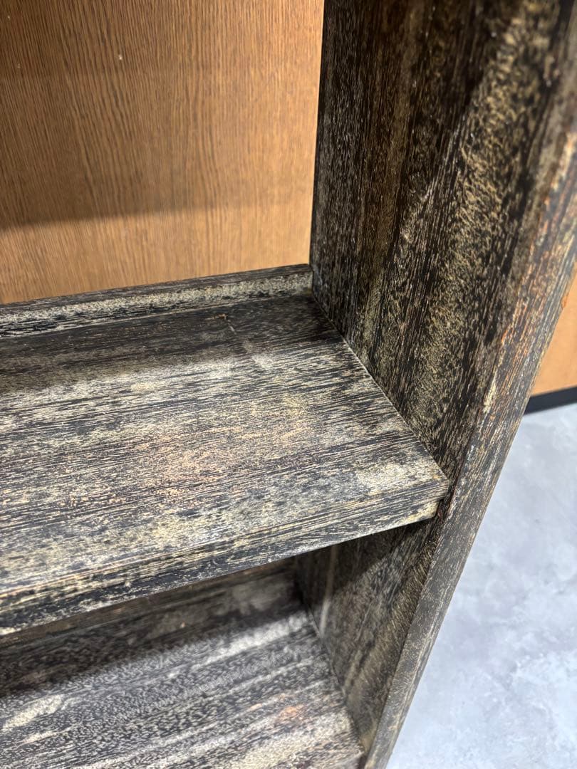 木製 5段ラック 本棚 ヴィンテージ レトロ 古道具 レトロ インテリア