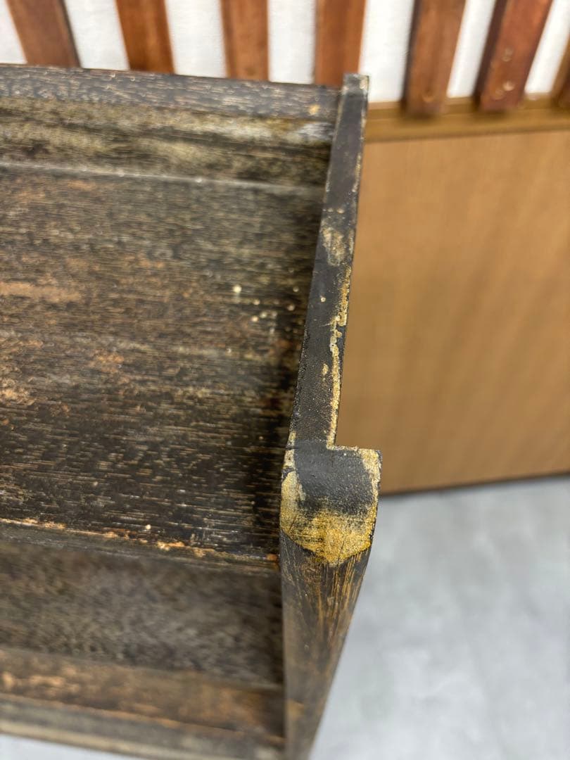 木製 5段ラック 本棚 ヴィンテージ レトロ 古道具 レトロ インテリア