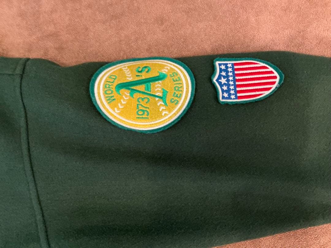 Oakland Athletics スタジャン ダークグリーン