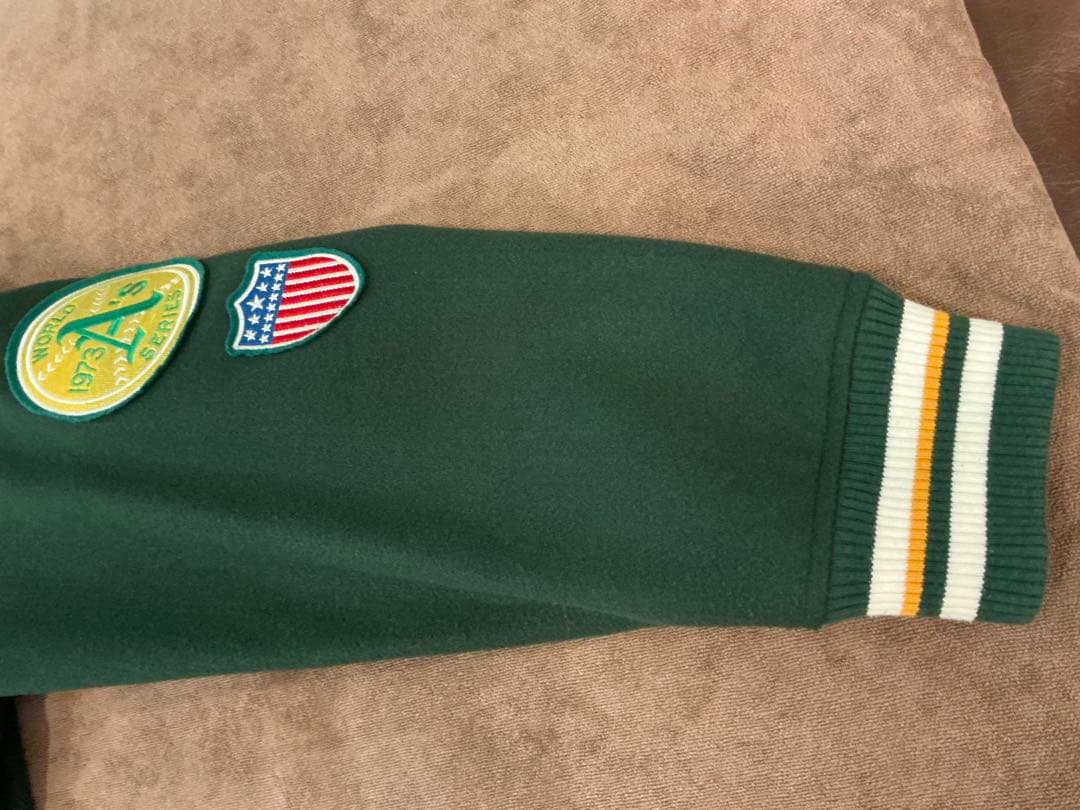 Oakland Athletics スタジャン ダークグリーン