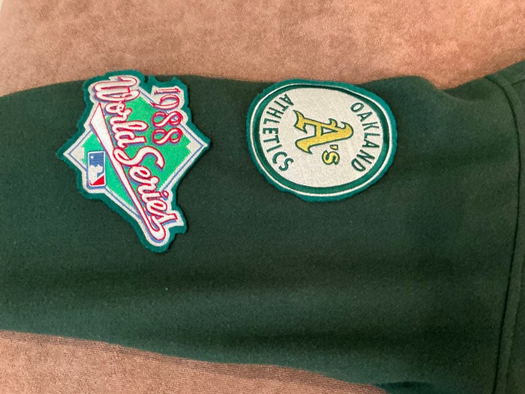 Oakland Athletics スタジャン ダークグリーン