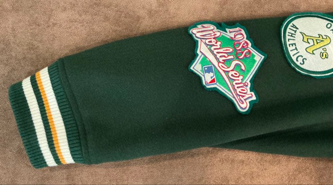 Oakland Athletics スタジャン ダークグリーン