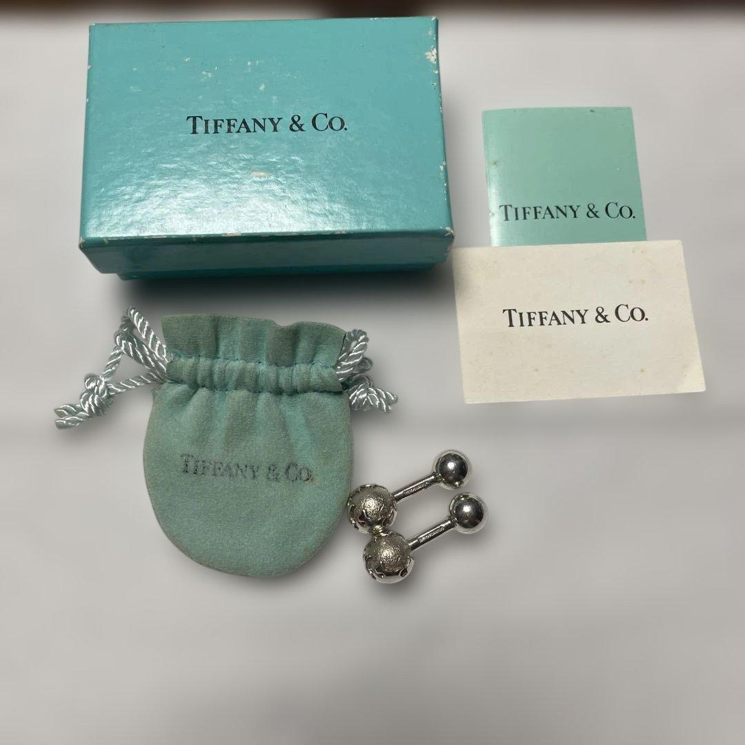 Tiffany & Co. シルバー　地球型カフリンクス