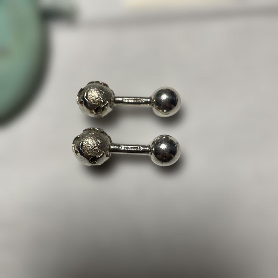 Tiffany & Co. シルバー　地球型カフリンクス