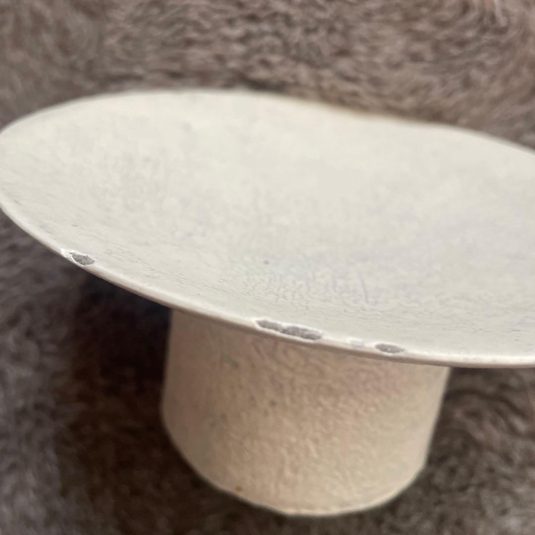 横山拓也　粉引5寸高杯