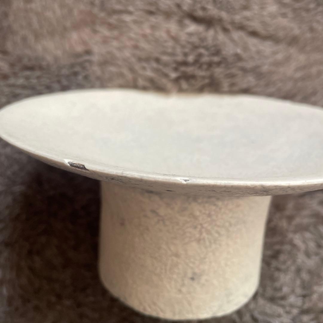 横山拓也　粉引5寸高杯