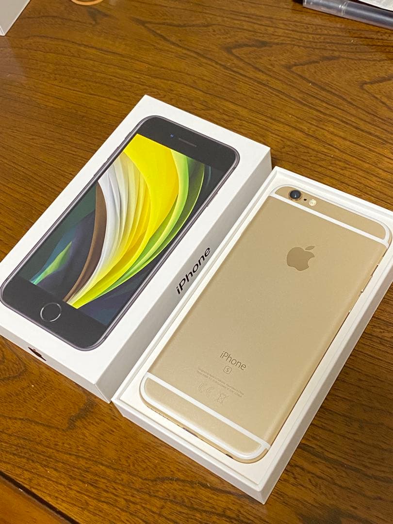 【美品】iPhone 6s 本体　ゴールド