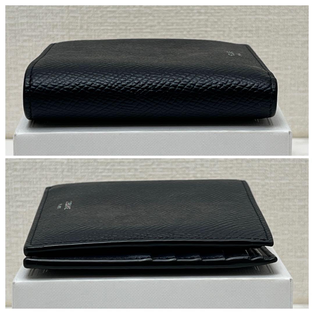 セリーヌ バイフォールドカードホルダー 折り財布 ネイビーブルー CELINE