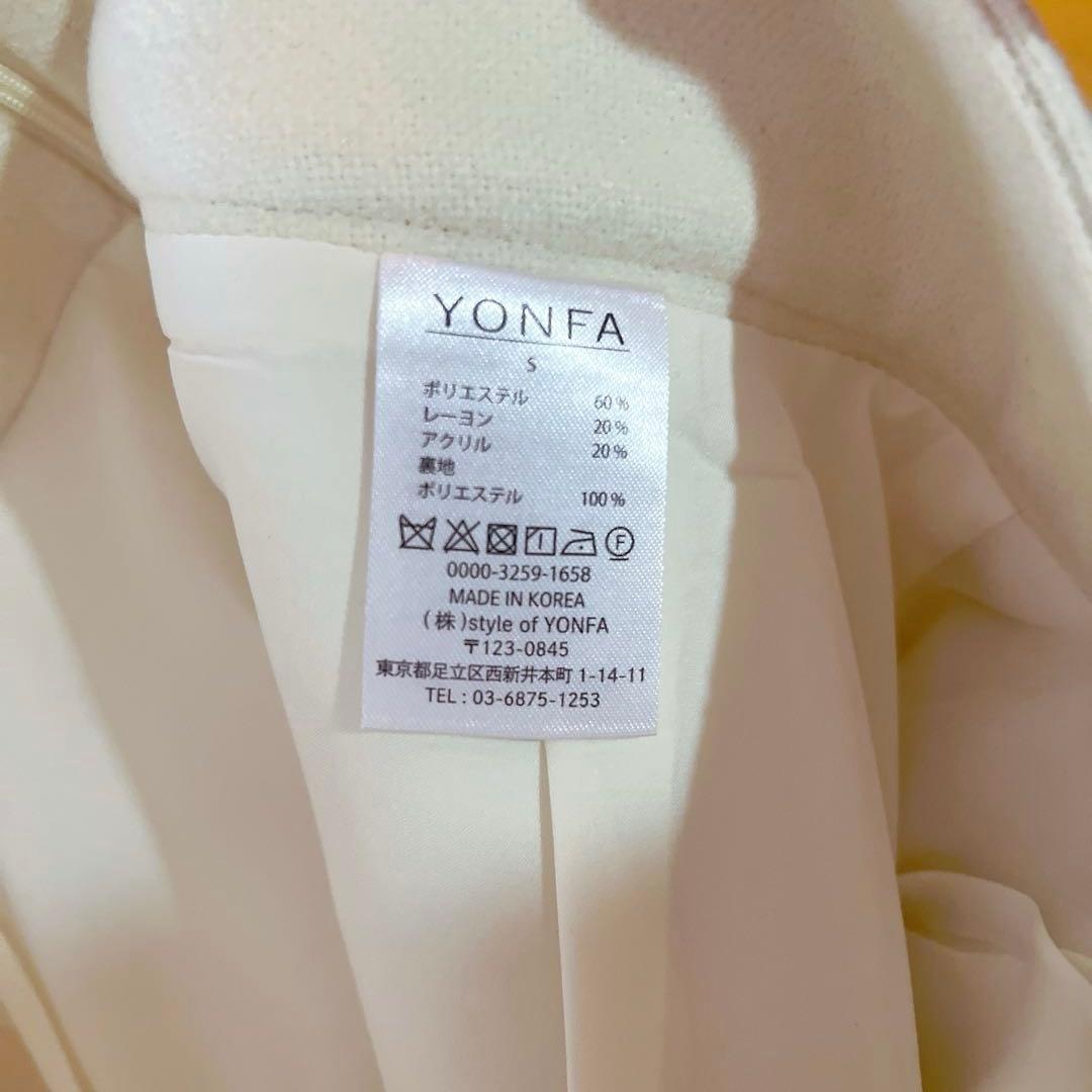 yonfa ヨンファ　バミューダパンツ　ミルク　パンツ