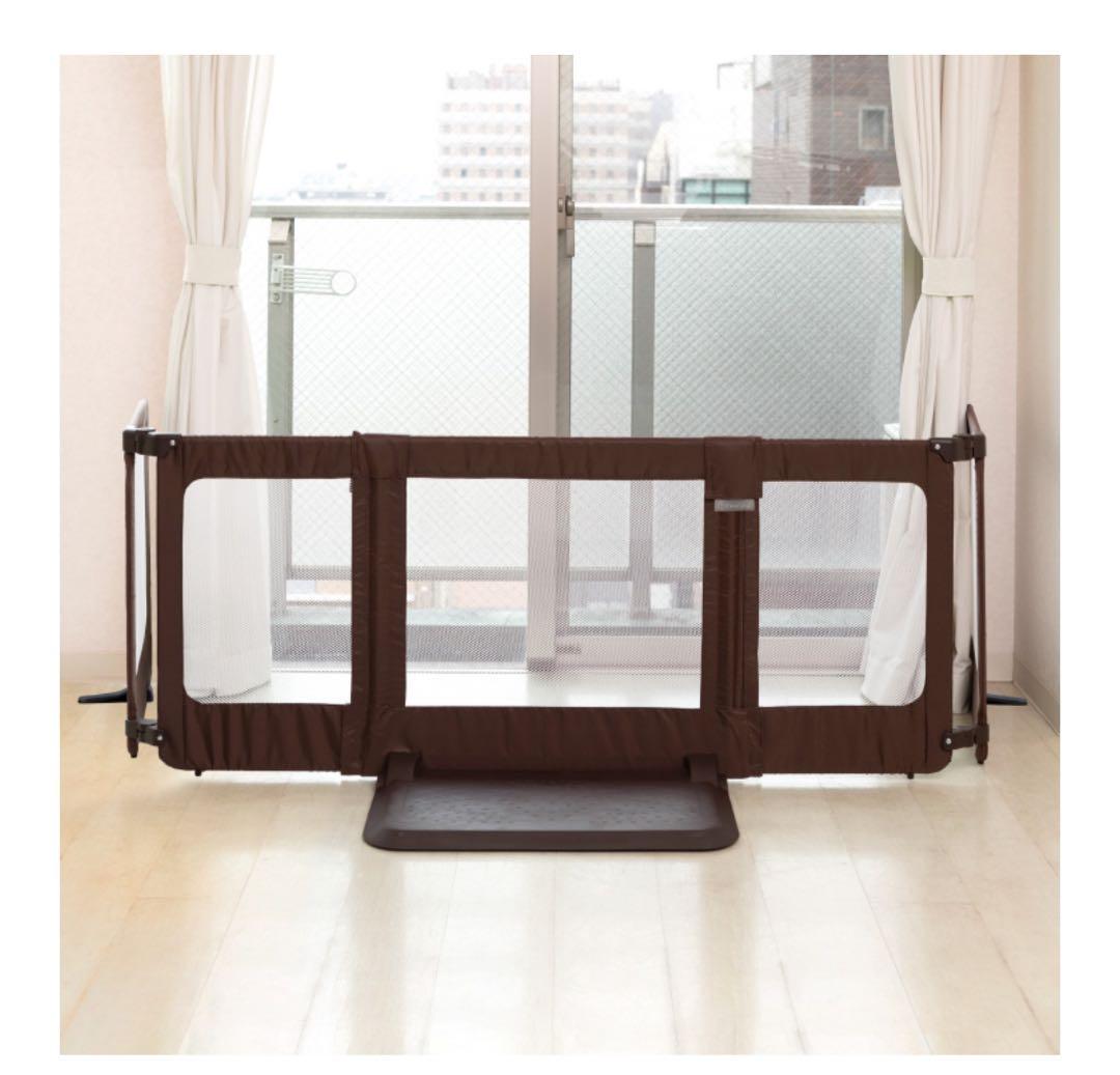 【日本育児】ベビーフェンス　ベビーガード　おくだけとおせんぼ　スマートワイド