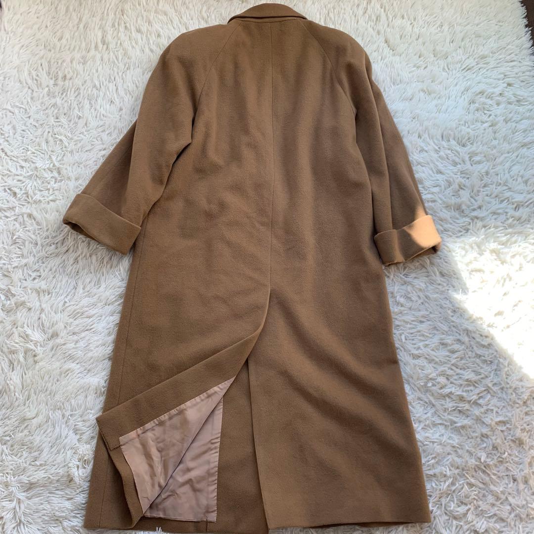 【美品】Burberry ダブルチェスターコート　キャメル　L カシミヤ混