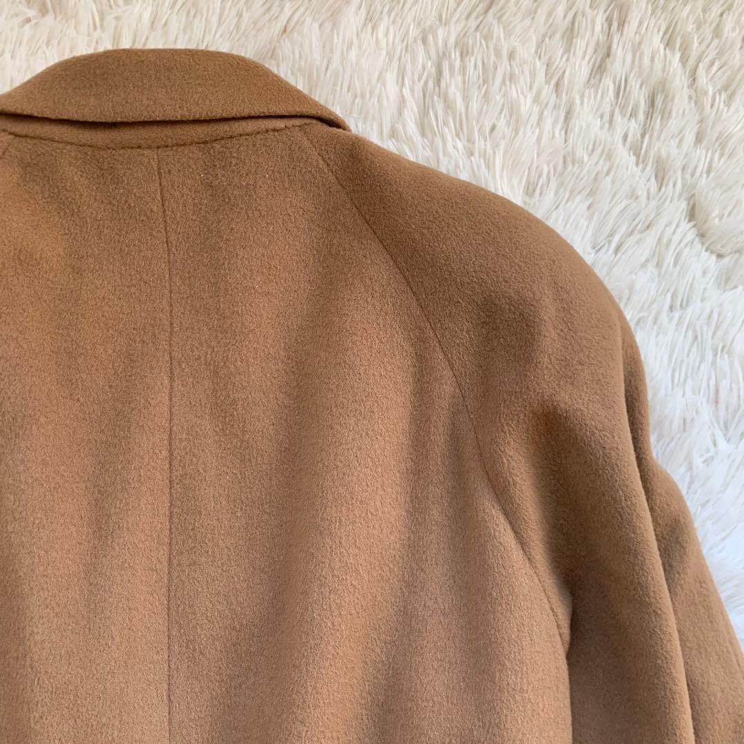 【美品】Burberry ダブルチェスターコート　キャメル　L カシミヤ混