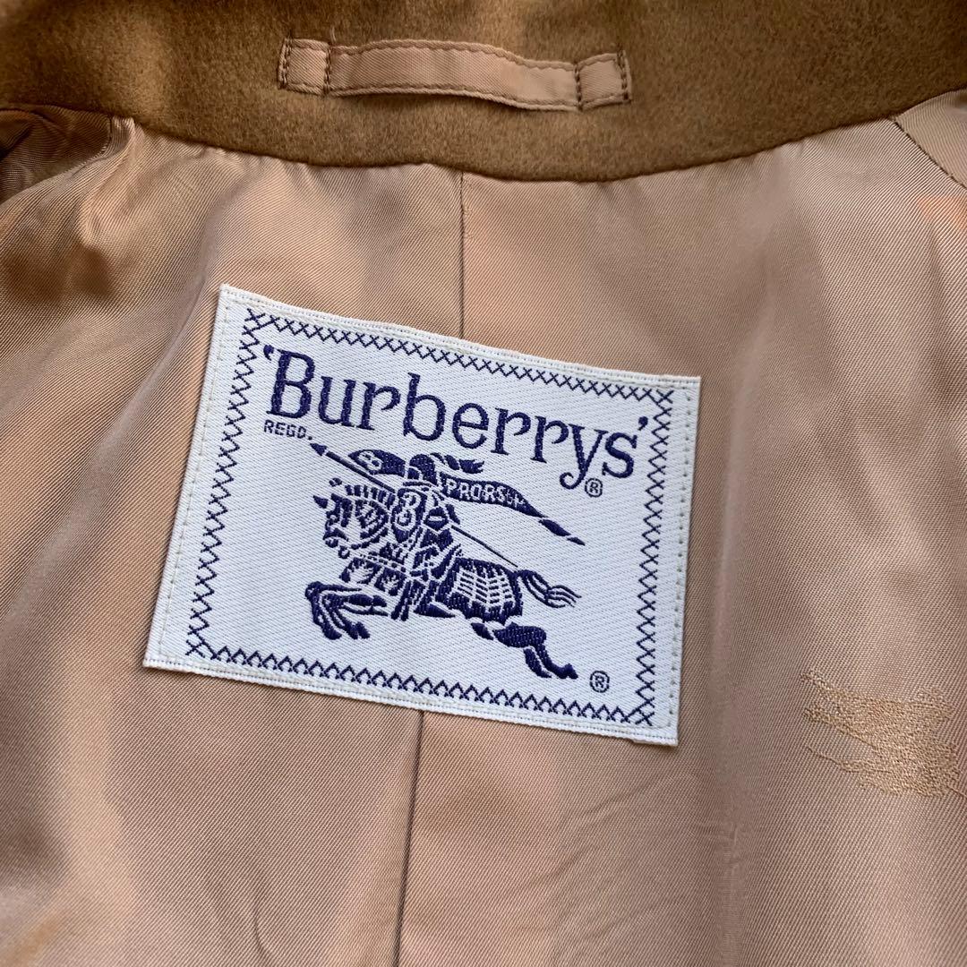【美品】Burberry ダブルチェスターコート　キャメル　L カシミヤ混