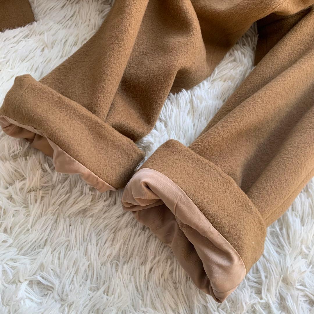 【美品】Burberry ダブルチェスターコート　キャメル　L カシミヤ混