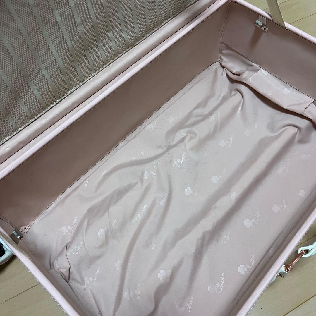 uniwalker キャリーケース ピンク　かわいい Mサイズ エンボス