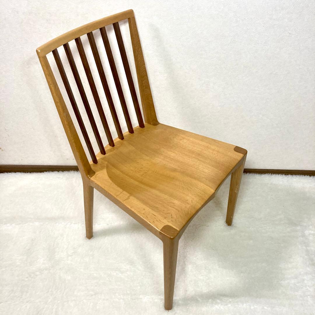 起立木工 ナラ材 パレスDチェア 木製 ダイニングチェア
