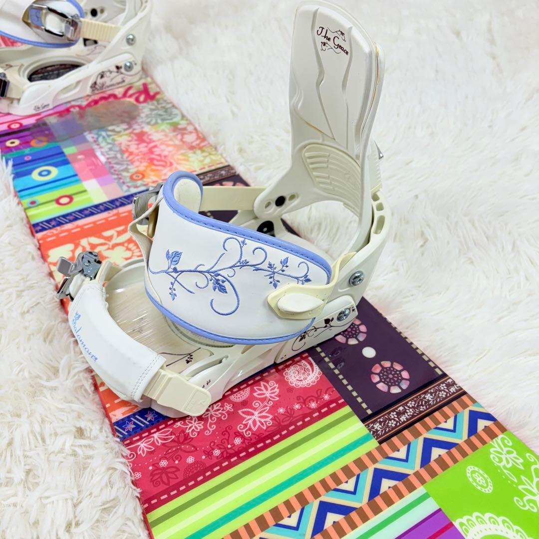 HEAD SALOMON スノーボード ビンディング セット142cm スノボ