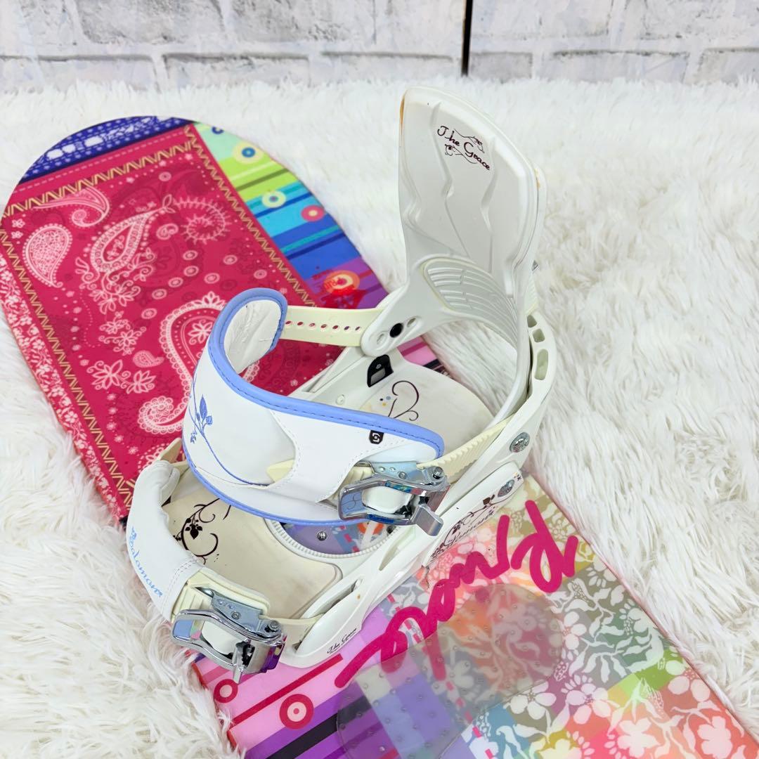 HEAD SALOMON スノーボード ビンディング セット142cm スノボ