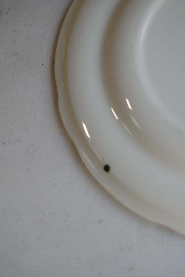 3枚組サルグミンヌ　 PYROBLAN　ビストロ白花リム皿