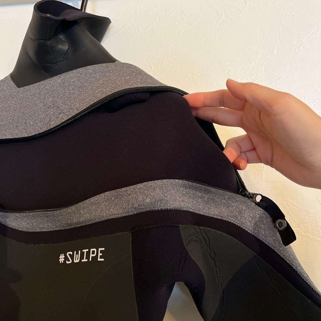 メローウェットスーツ　セミドライ　5×3mm フロントジップ　レディースL