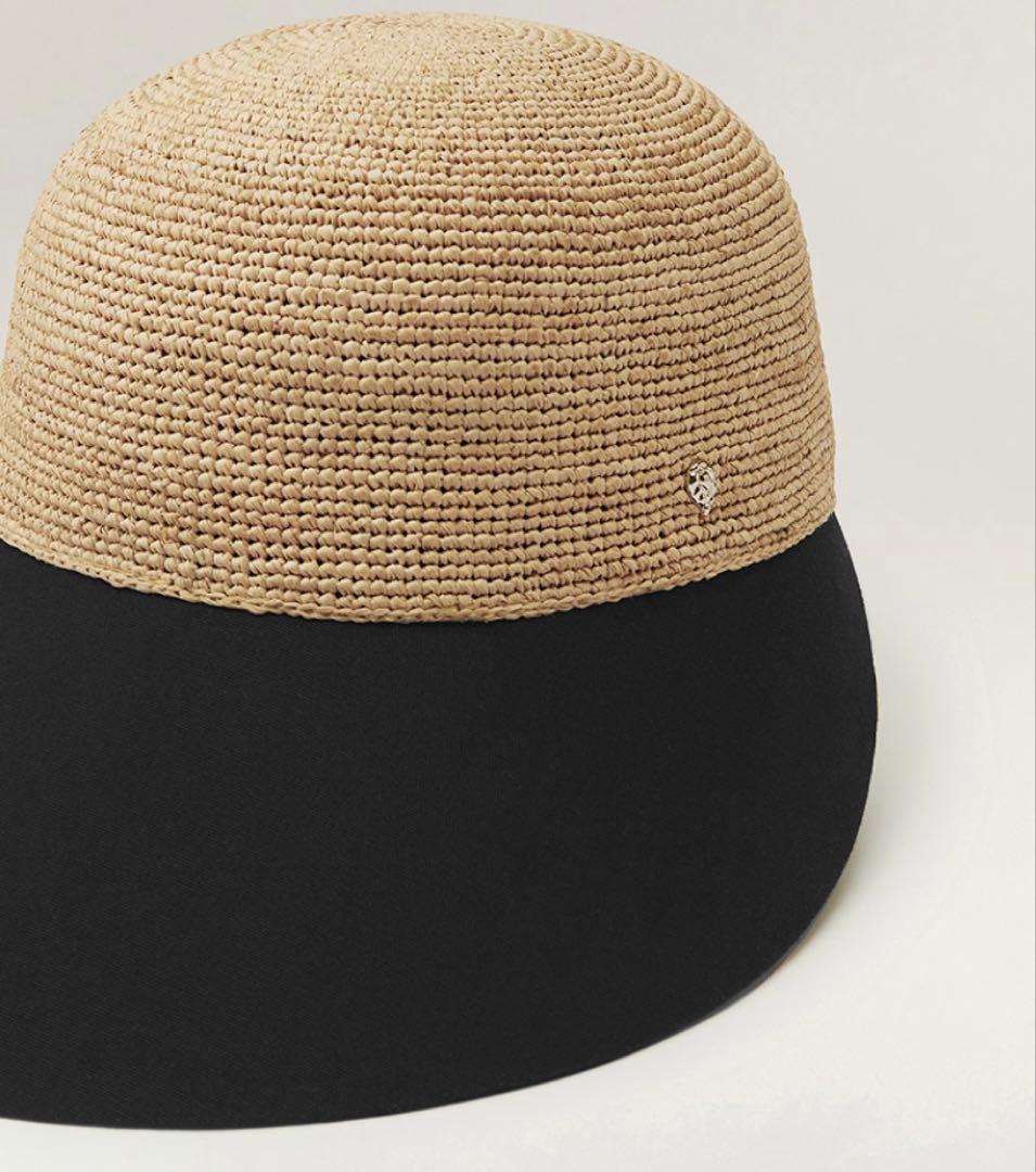 新品 Helen Kaminski ブレイズ ナチュラル x ブラック