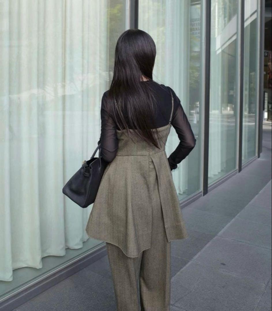 キム　CLANE PEPLUM BUSTIER ALL IN ONE