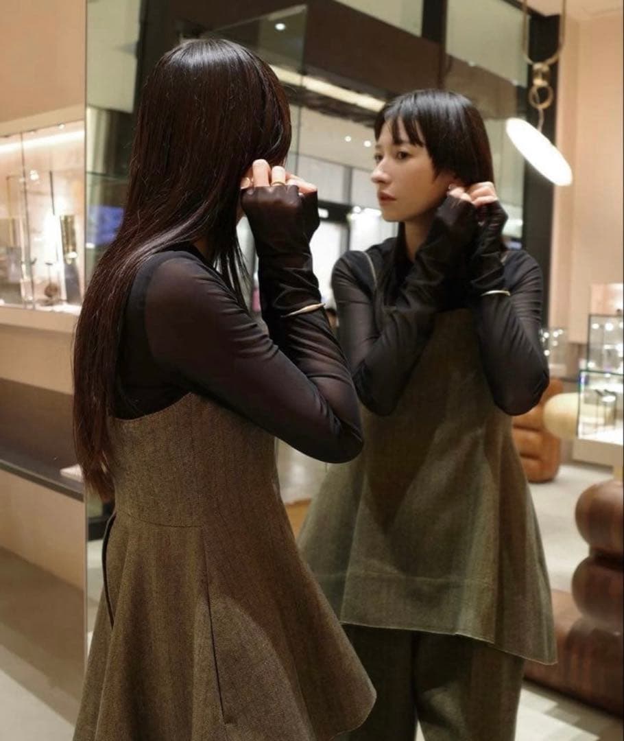 キム　CLANE PEPLUM BUSTIER ALL IN ONE