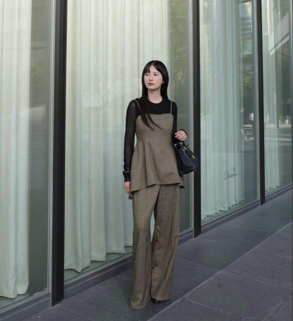 キム　CLANE PEPLUM BUSTIER ALL IN ONE